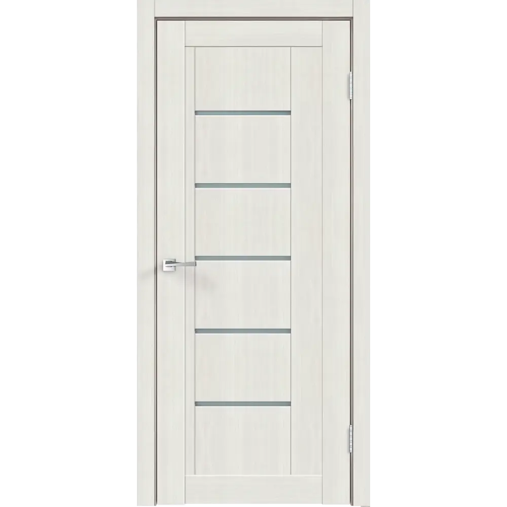 Комплект двери Некст 3 со стеклом 80x200 см ПВХ цвет дуб молочный без доборов VELLDORIS STLM-2192415