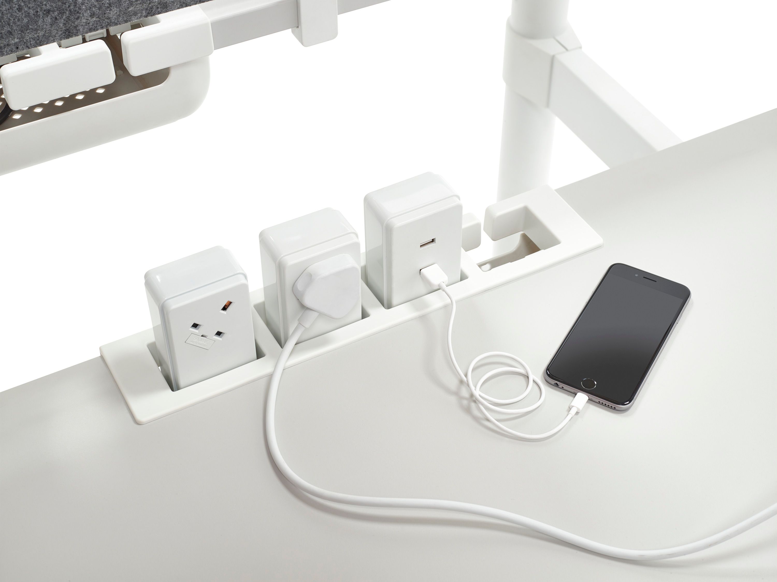 Секционный стол с регулируемой высотой и встроенной полкой Herman Miller ARCH-00095392 - Вид №7