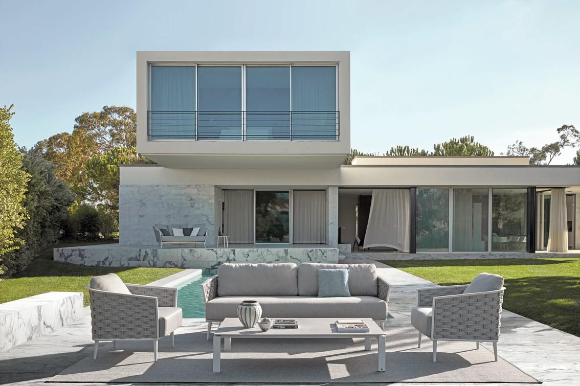 MNST1183 Журнальные столики pcsts белые f8 90см x 90см Manutti Trento - Вид №1