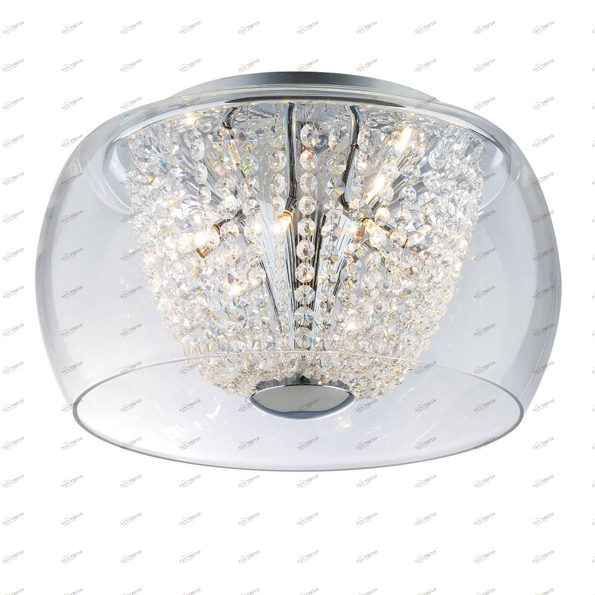 Потолочный светильник Ideal Lux Audi-61 PL8 IDEAL LUX ДИЗАЙНЕРСКИЕ, AUDI-61 103176 Хром 