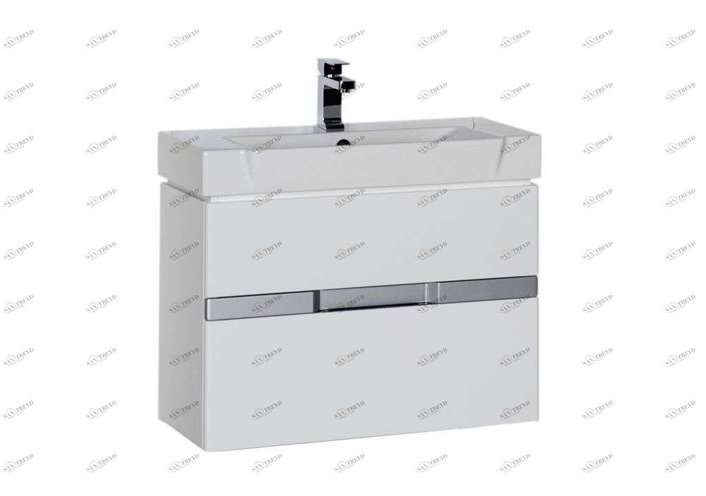 Тумба с раковиной Aquanet Виго 80 белый 0018340500170591