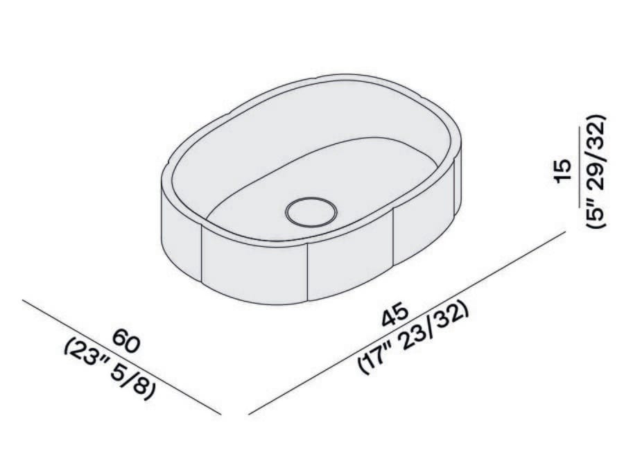 Овальная мраморная столешница LUCE DI CARRARA Sartoriale ARCH-00120786 - Вид №2