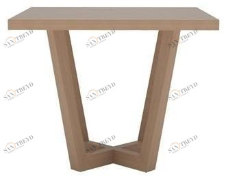 Andreu World Высокий квадратный журнальный столик из дуба Uves occasional Me3699 / me3703