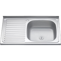 Мойка 8050 R MELANA 0.4/160 накладная прямоугольная (076 ta R*20)