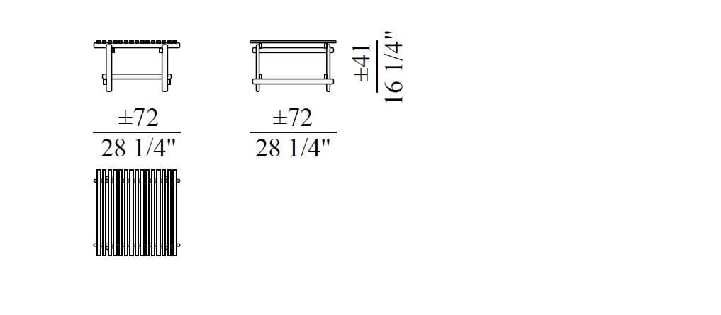 Журнальный столик Edra для наружного применения ARCH-00089070 - Вид №14