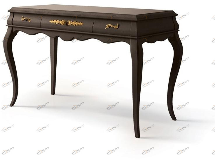 Carpanese Home Прямоугольная деревянная консоль с ящиками Heritage 6533