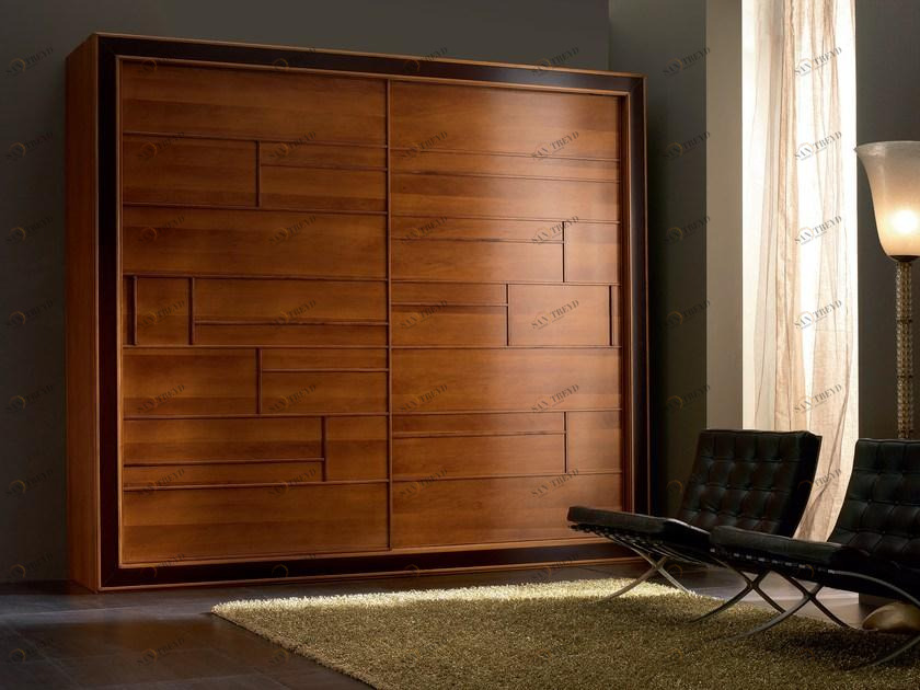 Cantiero Шкаф из орехового дерева с раздвижными дверцами Elettra night El049