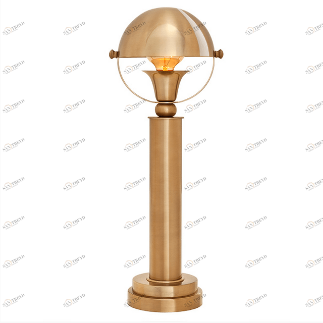 Настольная лампа Bancorp от Eichholtz латунь 107331 EICHHOLTZ ФОНАРЬ 061882 Золото 