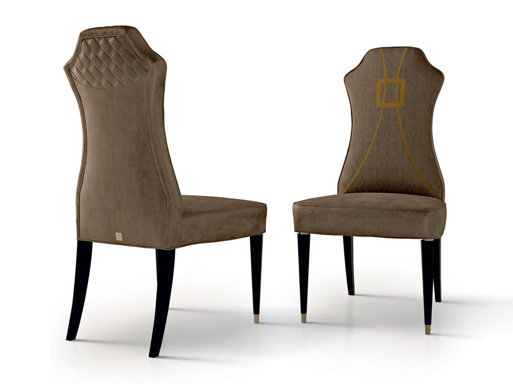 Бархатный стул с высокой спинкой Carpanese Home Contemporary ARCH-00061466