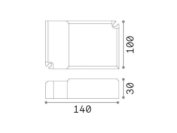 Пластиковый светодиодный источник питания Ideal Lux FLY DRIVER ARCH-00146117 - Вид №4