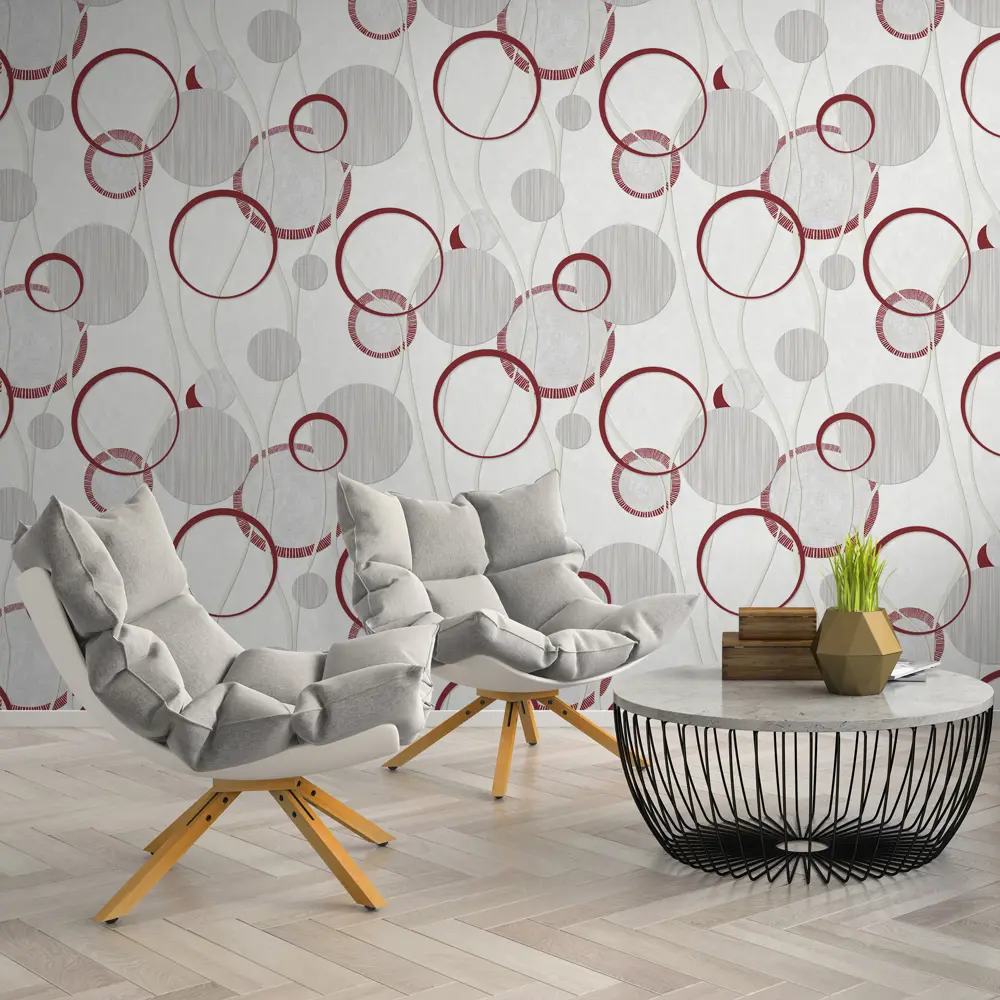 Обои флизелиновые Ornamy Eclipse белые 1.06 м 1127-07 STLM-2135918 - Вид №3