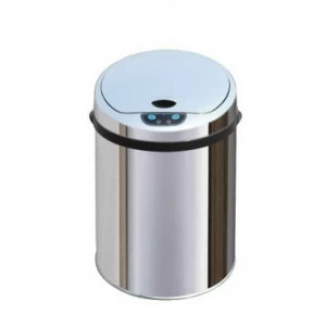 Ведро хром сенсор 9л Bisk (Польша) 99009