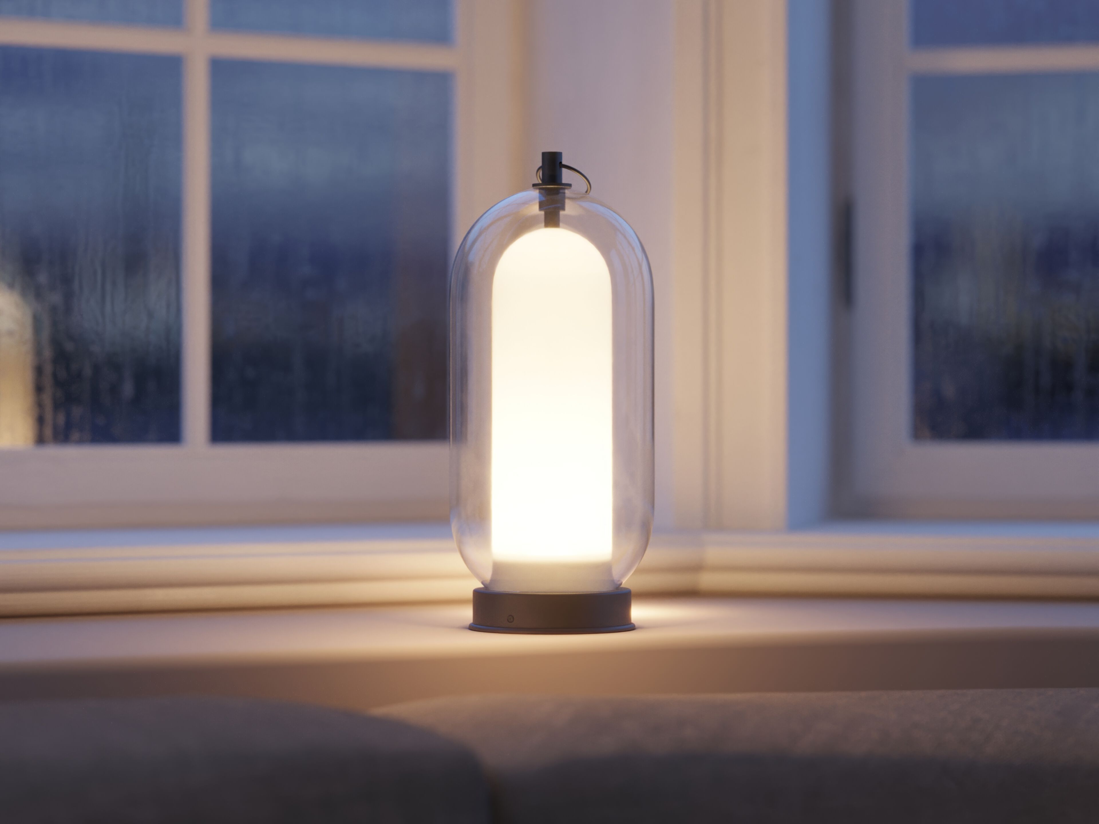 Наружная настольная лампа из боросиликатного стекла Cangini & Tucci Aeron Free ARCH-00048117