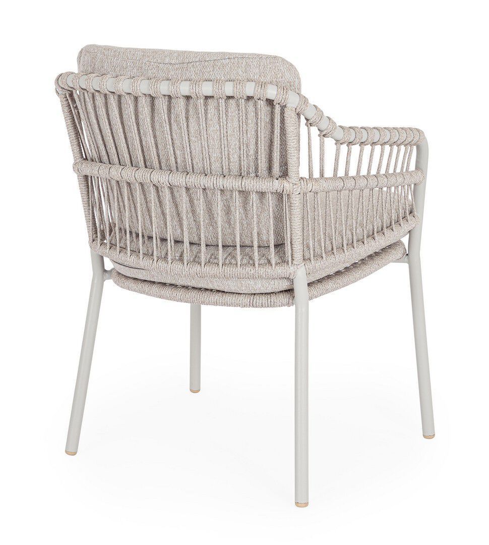 Веревочный садовый стул со встроенной подушкой BIZZOTTO Talaia ARCH-00090706 - Вид №8