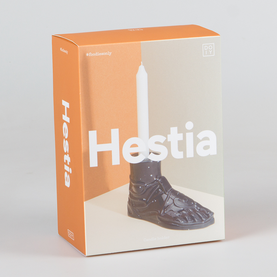 Подсвечник керамический Hestia Krepis синий Doiy DYHESHKBL - Вид №4