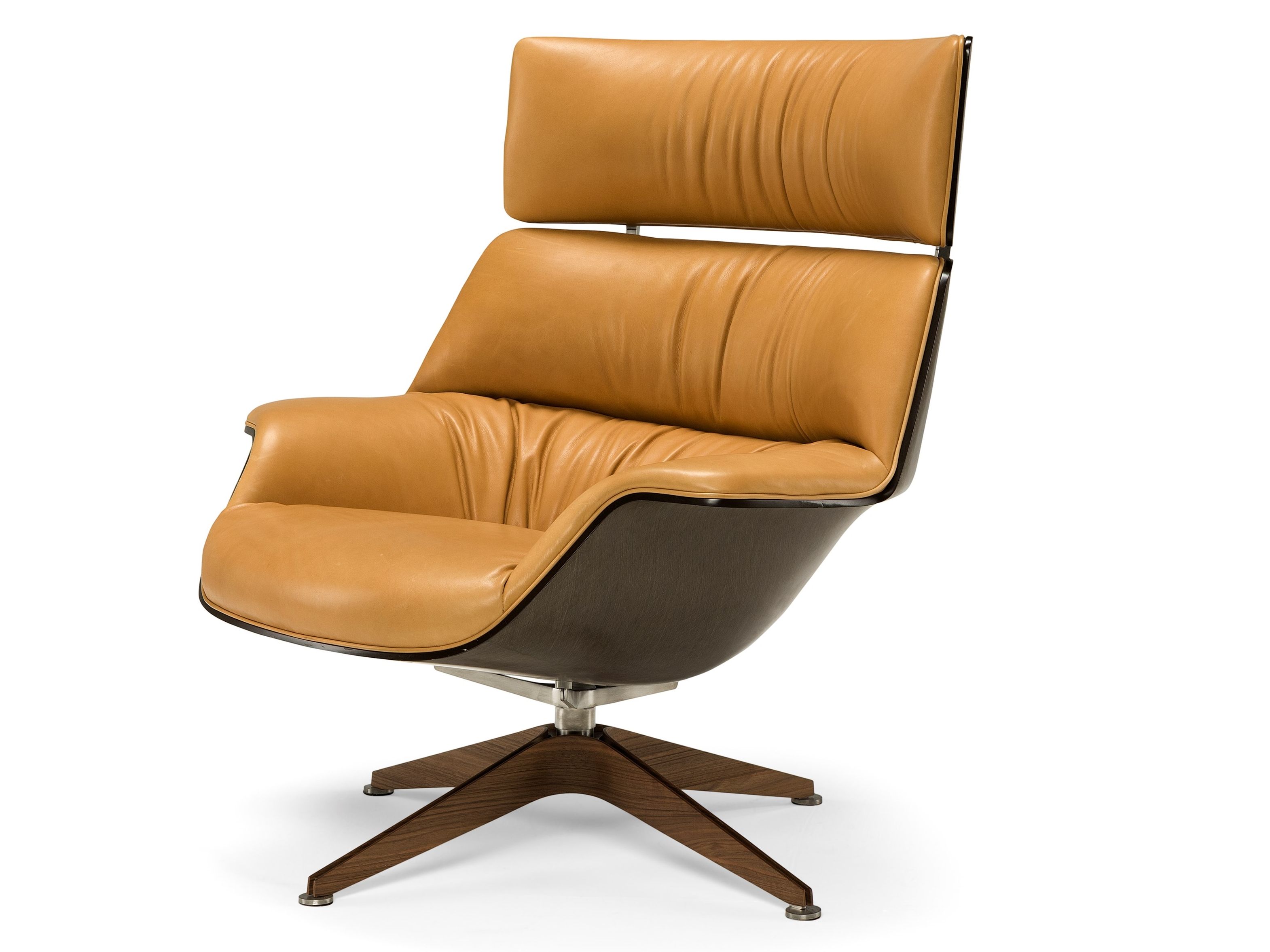 Спицевое вращающееся кресло с высокой спинкой Amura Coach ARCH-00090811 - Вид №4