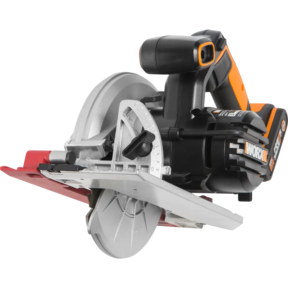 Циркулярная пила аккумуляторная Worx WX530, 165 мм, 20 В Li-ion 2 Ач STLM-2018113 - Вид №2