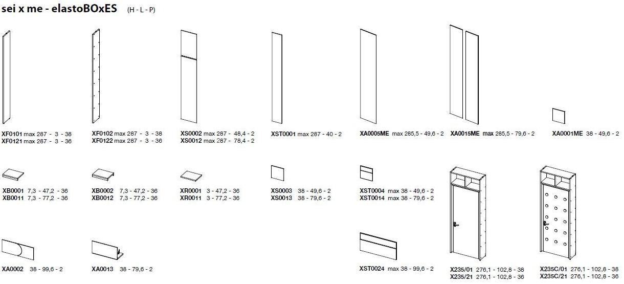 Ultom Книжный шкаф настенный лакированный 6xme elastoboxes sun-id-1379409 - Вид №5