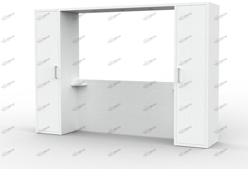 Mobilspazio Изголовье для хранения вещей со встроенными прикроватными тумбочками для гостиниц Zeus sun-id-1417049