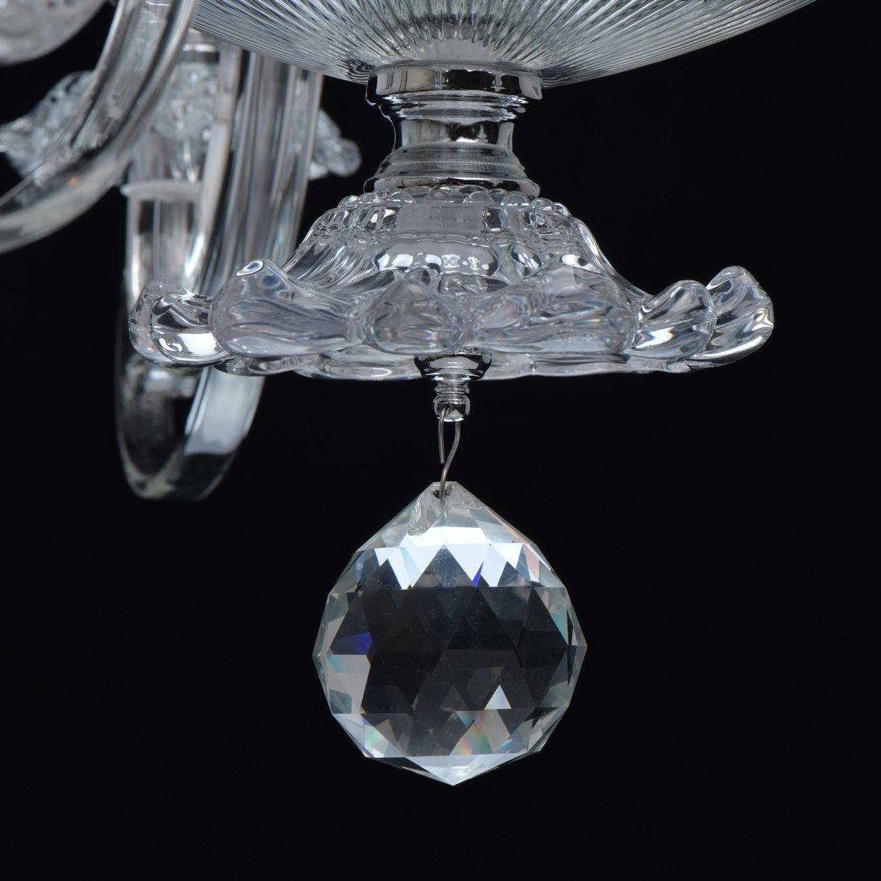 Подвесная люстра MW-Light Элла 483013805 MW-LIGHT ДИЗАЙНЕРСКИЕ, ЭЛЛА 285796 Хром  - Вид №1