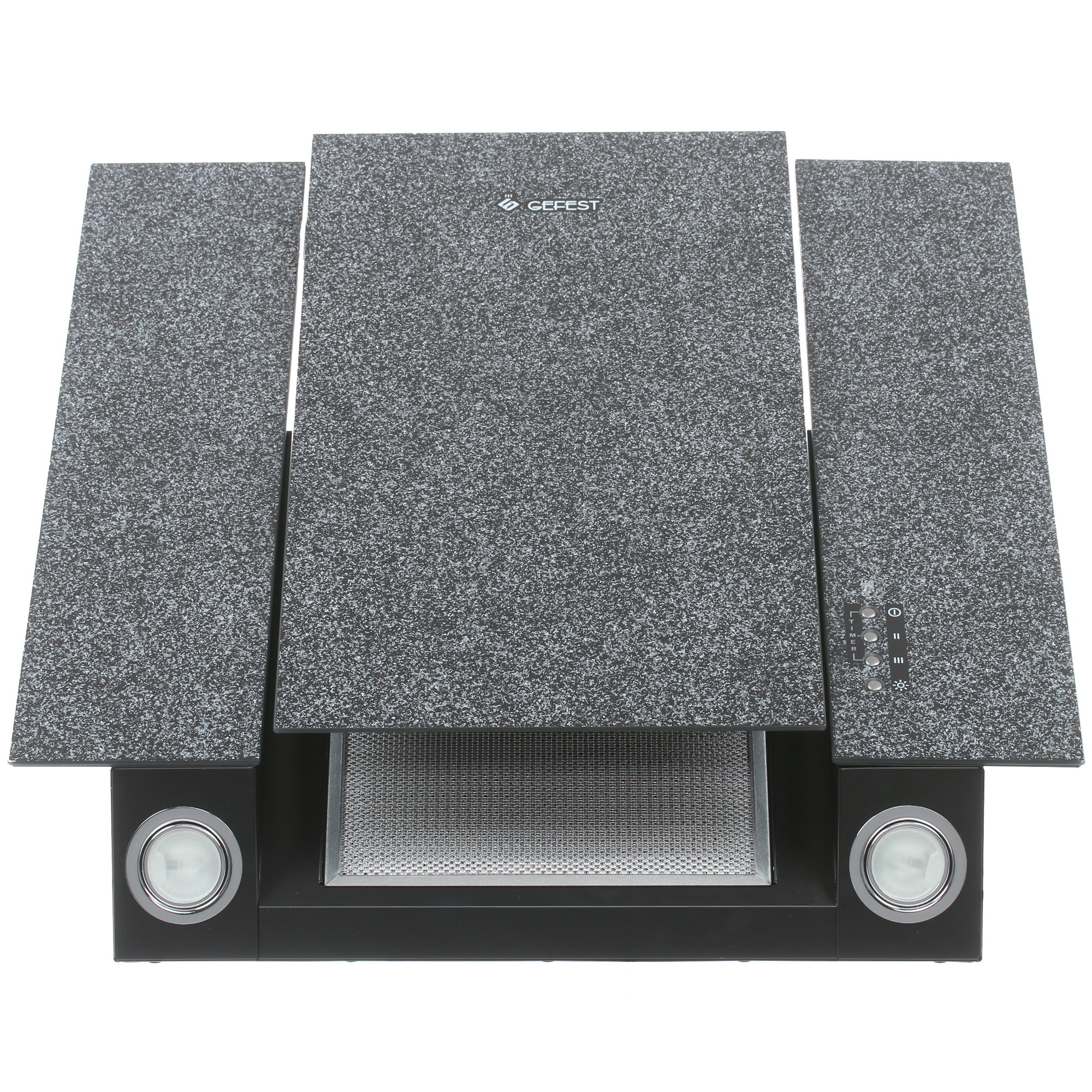 1349144 Вытяжка наклонная Gefest ВО 3603 К43 черный/серый STDN-0097172 - Вид №6