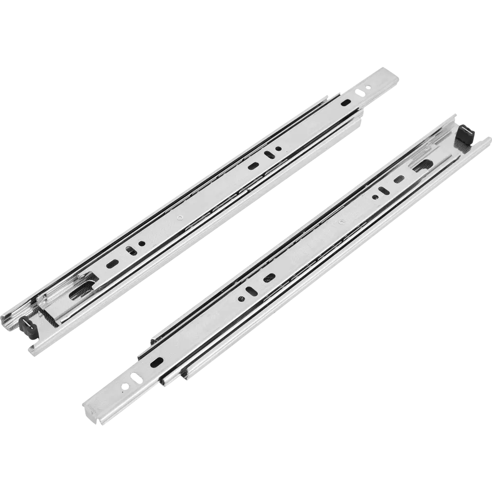 Комплект шариковых направляющих полного выдвижения EDS Chrome EDS-35 35/300 мм сталь, цвет серебро 85075489 STLM-2167733 Santreyd 