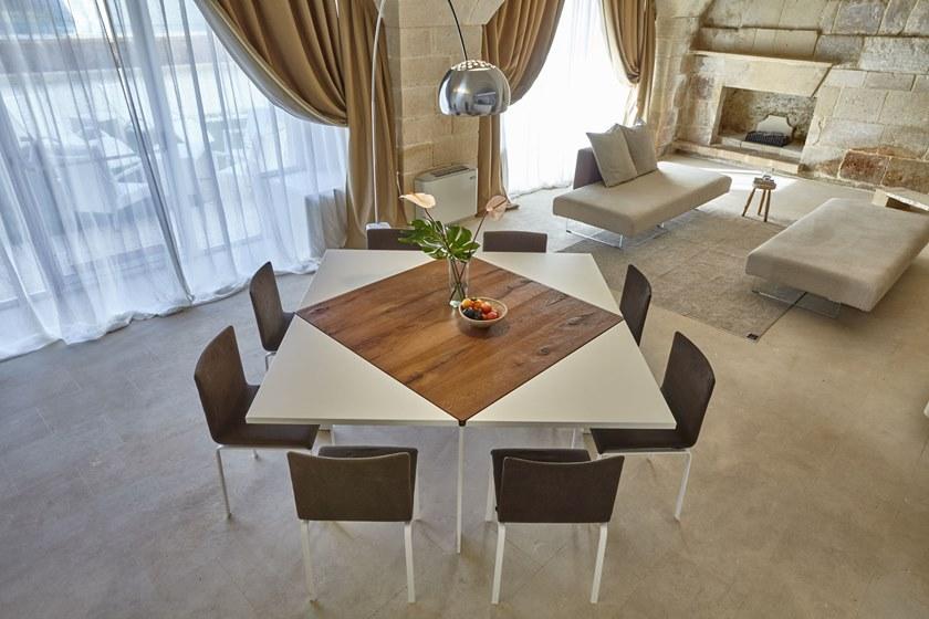 Lago Раздвижной квадратный деревянный стол sun-id-1344670 - Вид №8