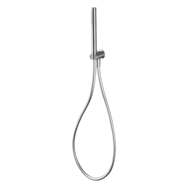 DEC450L Ручной душ с подключением и шлангом Linki DECO, внешняя часть, Полированная сталь