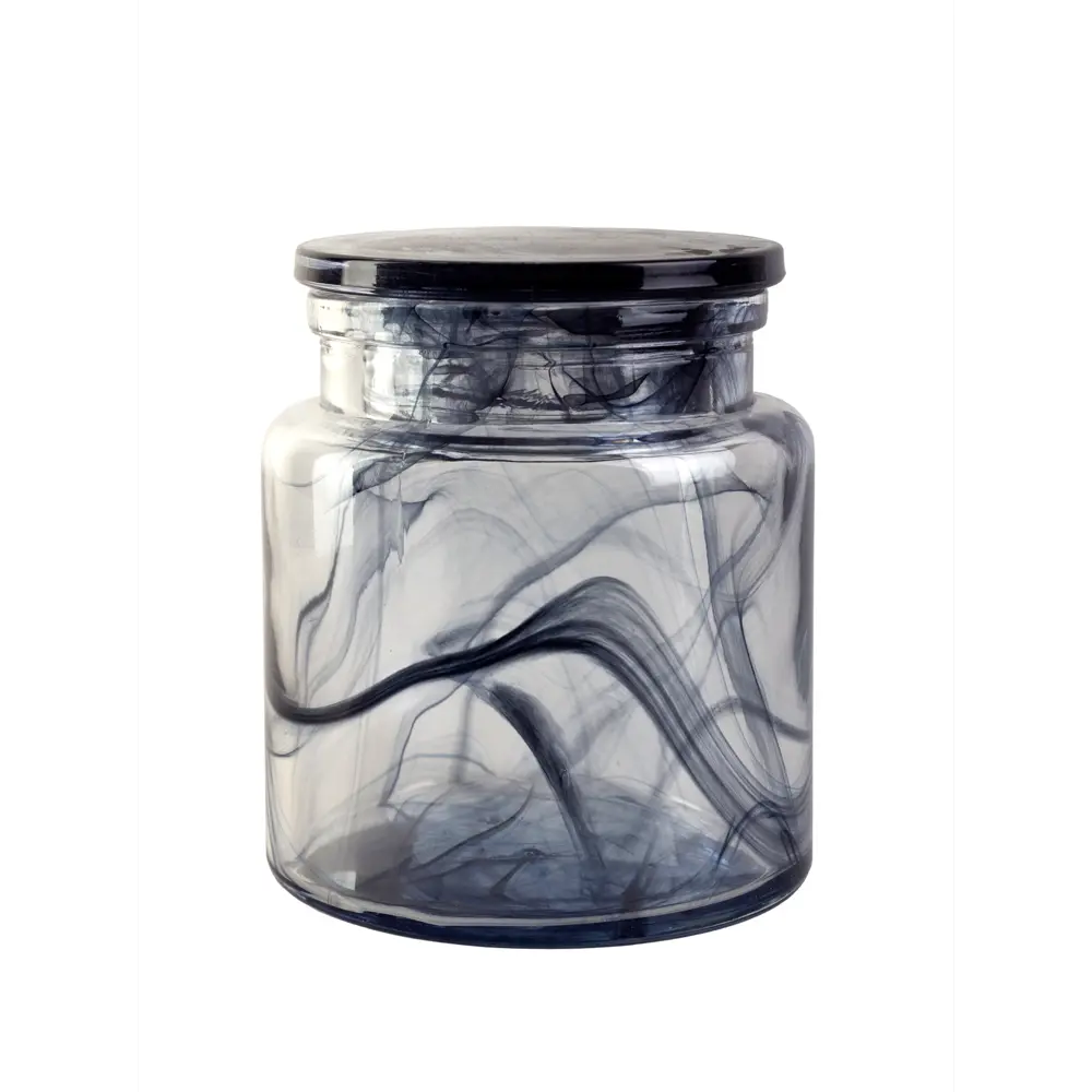 Контейнер для ватных дисков Zenfort Shade стекло цвет черный STLM-2136996