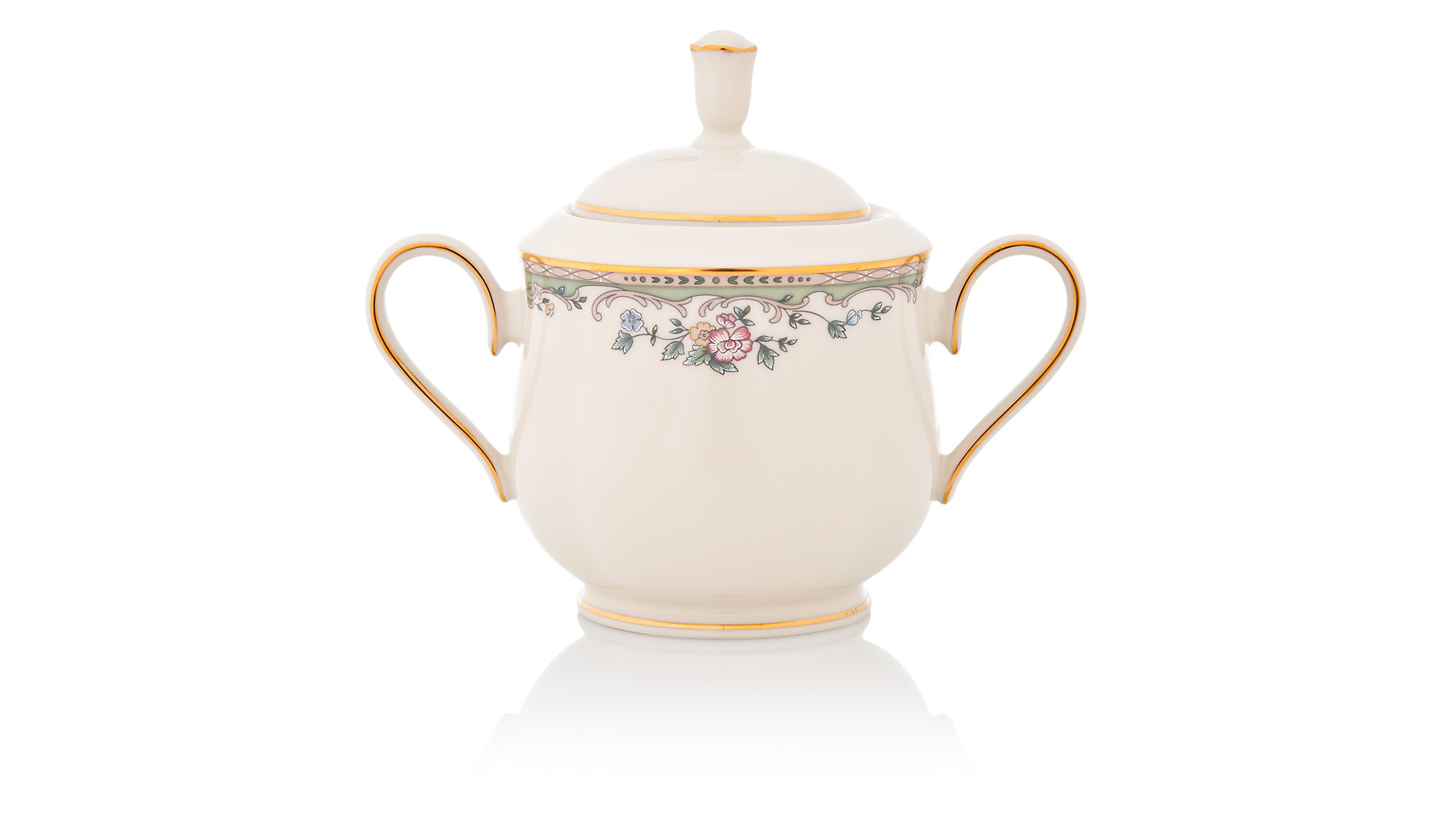 10665587 Lenox Набор из молочника, сахарницы и чайника Lenox "Весенняя аллея" Фарфор  - Вид №2