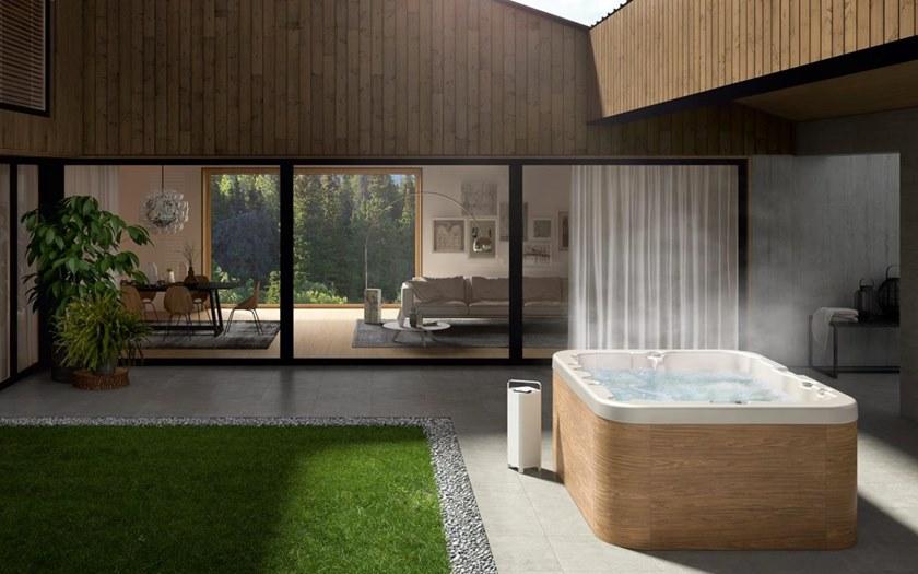 Albatros Прямоугольный мини-бассейн с 3-х местной гидромассажной ванной  04prp221  - Вид №1