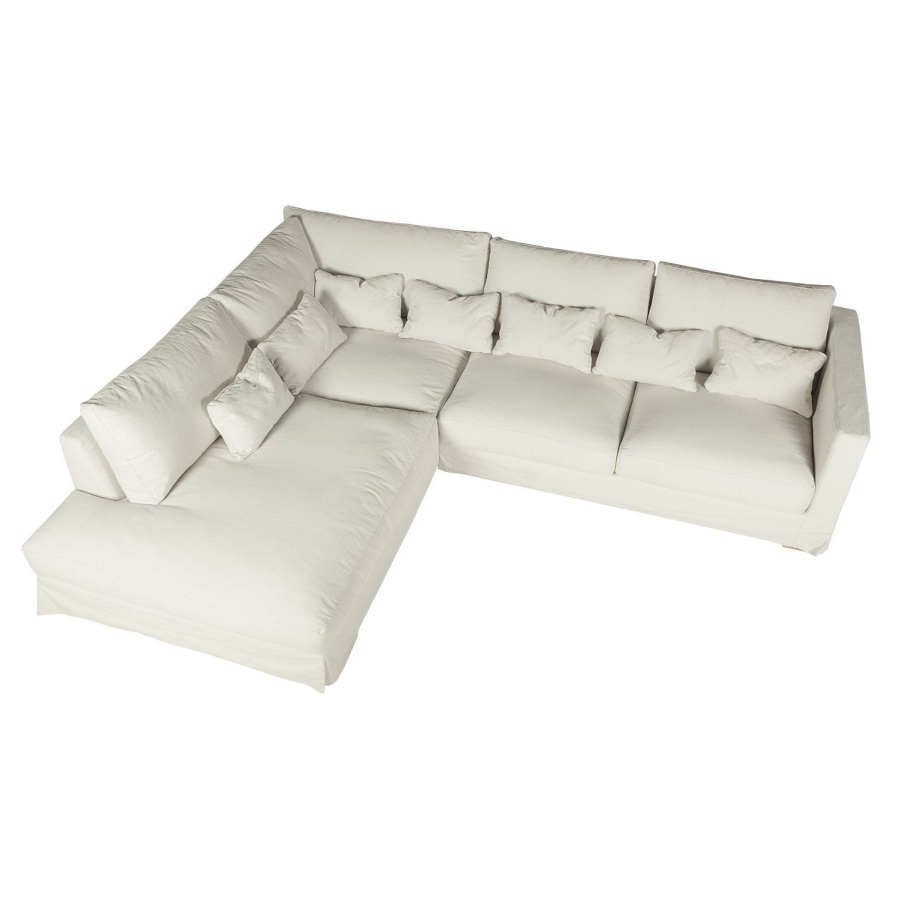 Диван угловой Heaven, левосторонний, бежевый, обивка Drom Sits S1226 - Вид №3