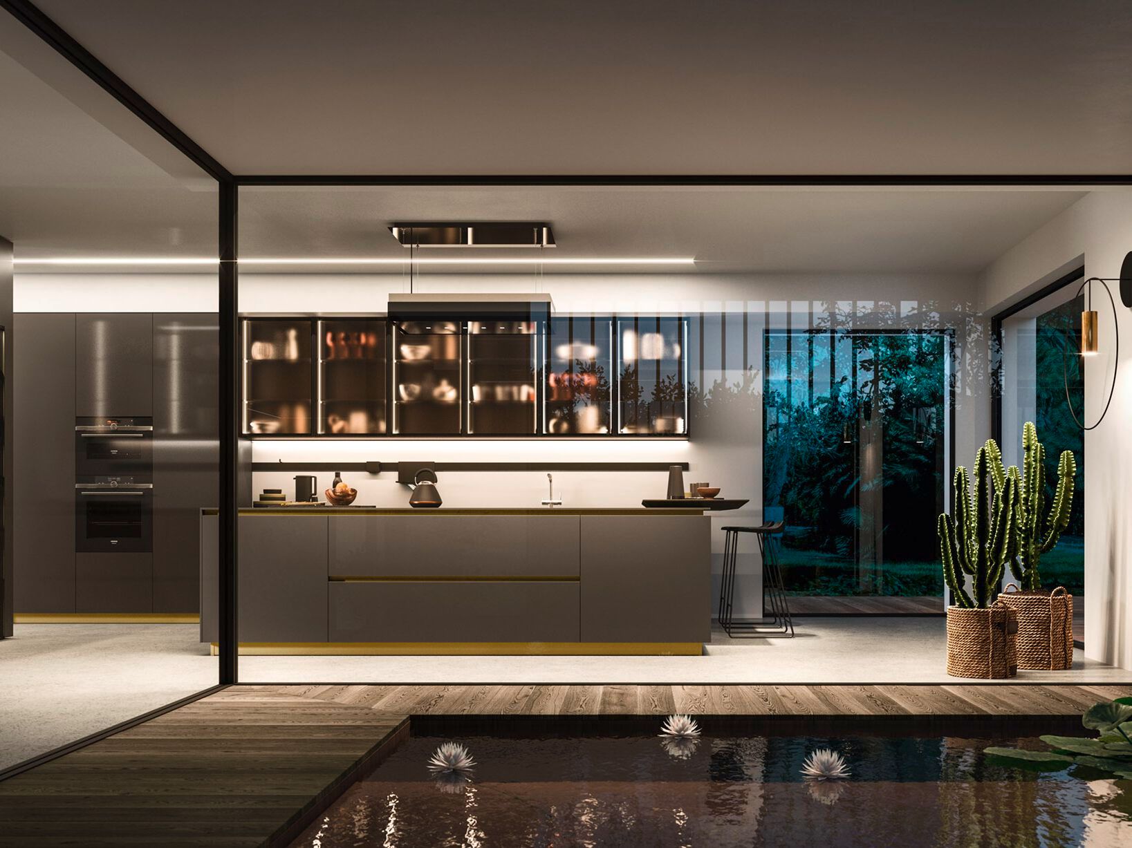 Встроенная кухня с островом Arrital Ak_Project ARCH-00061127