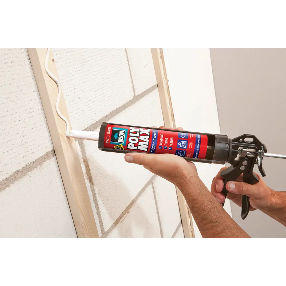Клей-герметик Bison «Polymax Hightack» 425 г цвет белый STLM-2124999 - Вид №7