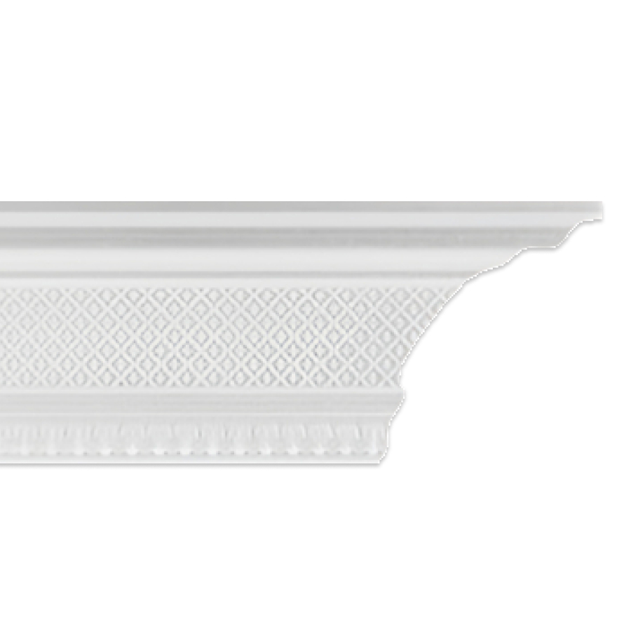 Плинтус потолочный инжекционный D 136/100 ( 32 шт. в упак.) Decor Ek STSR-2024