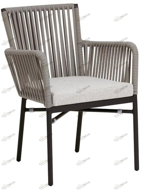 XLINE Садовое кресло из веревки с подлокотниками  4177 