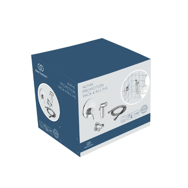 BD125AA Душевой набор 4 в 1 Ideal Standard IDEALSPRAY 