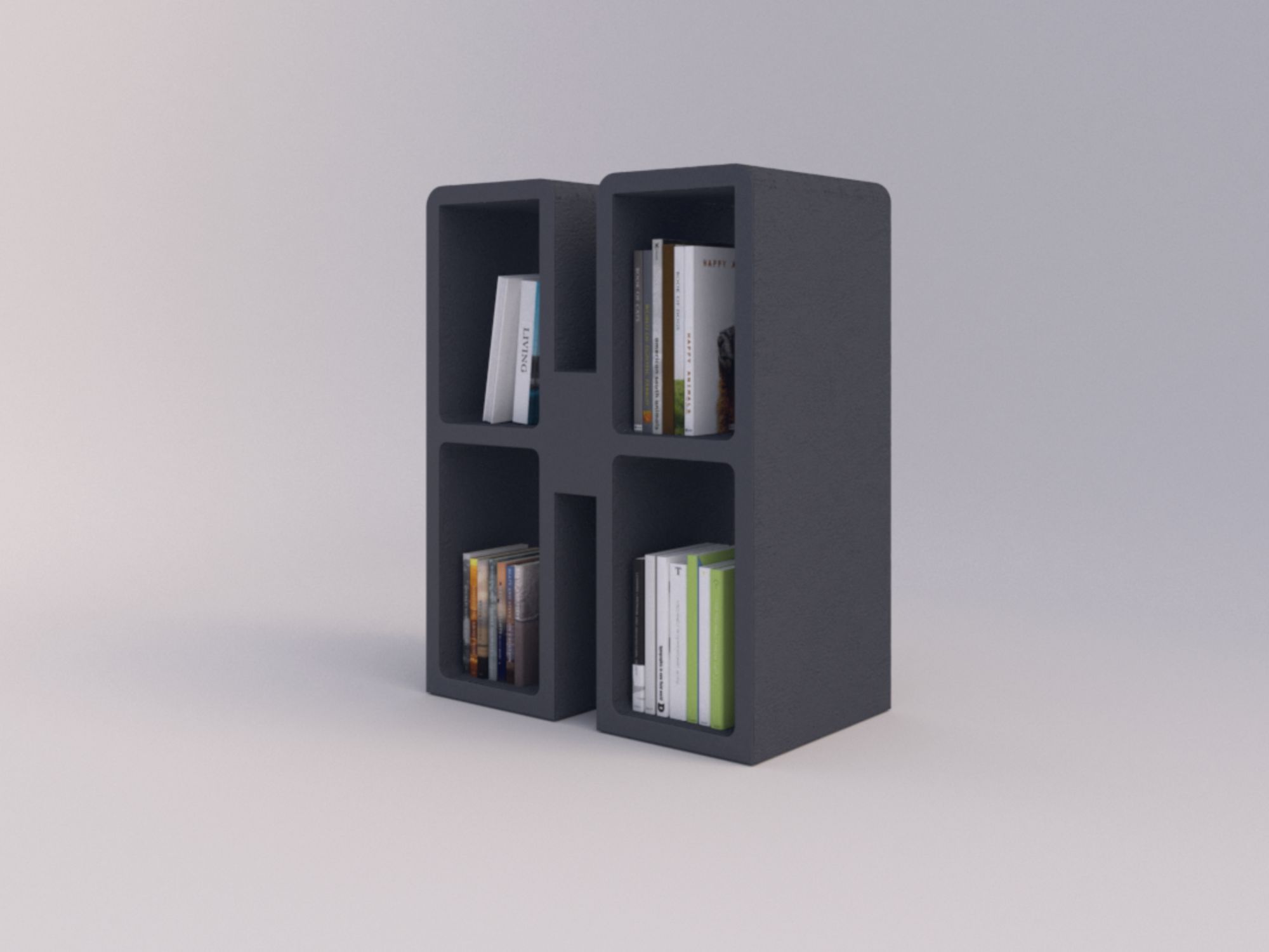 Мебель контейнеры в бетонной конструкции Voltan 555 ARCH-00021949 - Вид №86