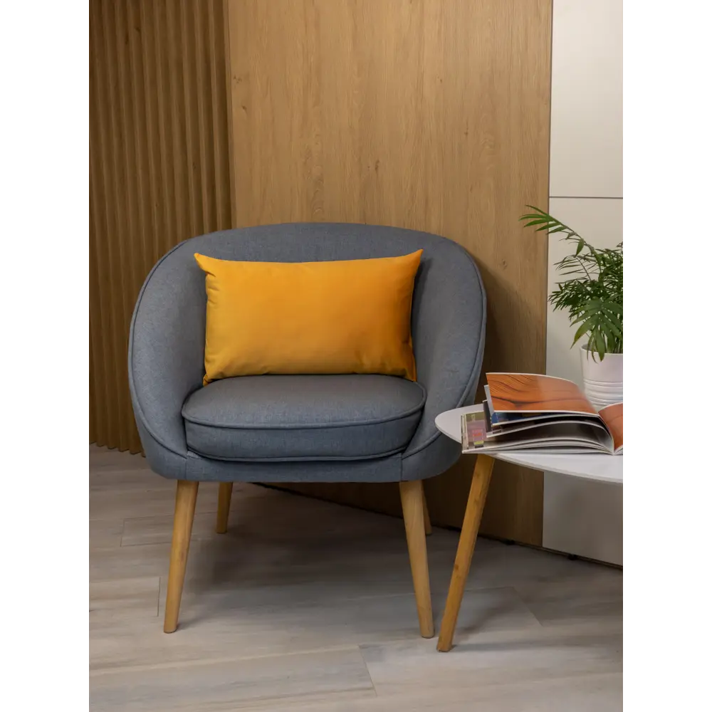 LINEN WAY Solemio 1 — декоративная подушка 30x50 см в солнечном желтом 89334909 STLM-1057276 - Вид №3