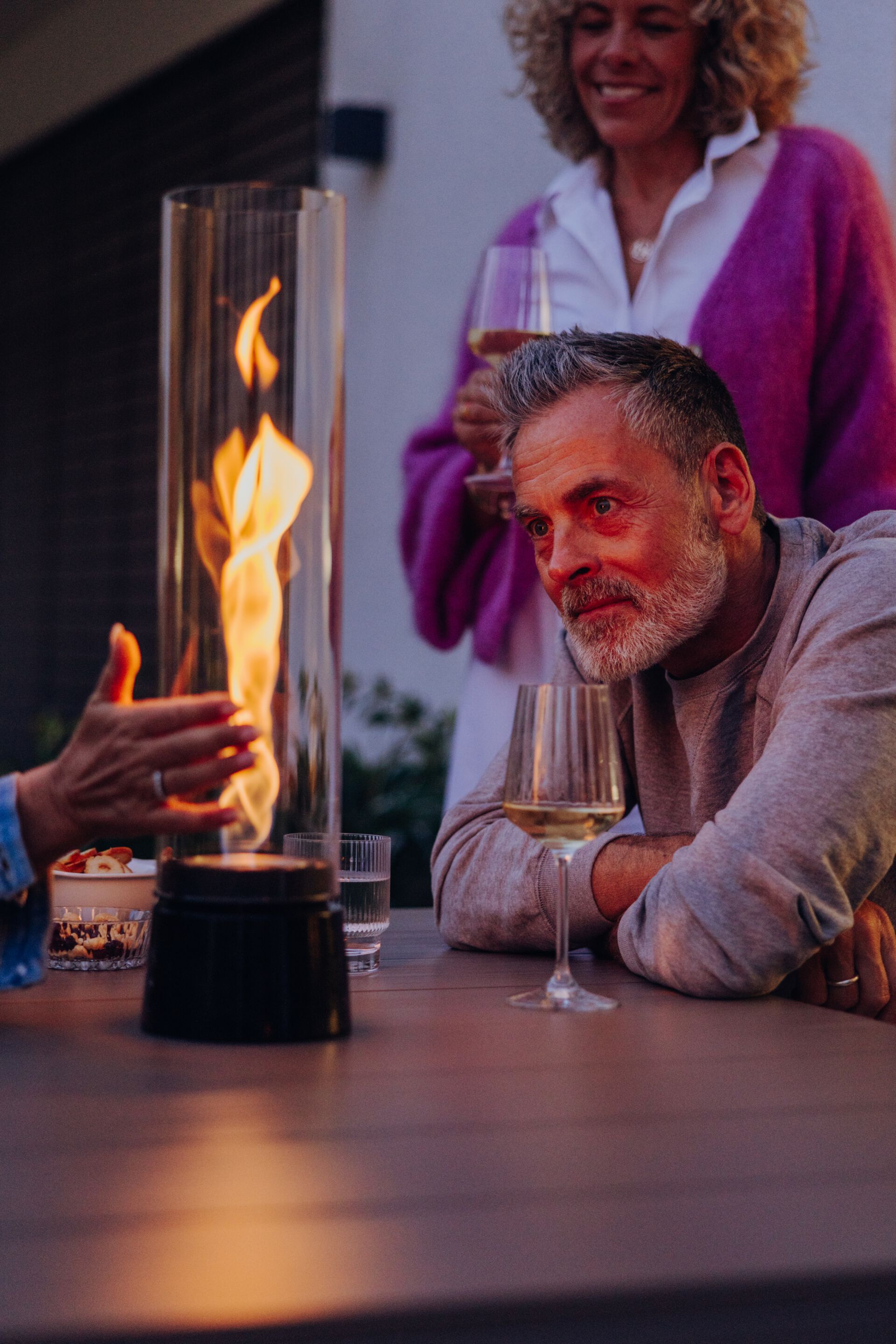 Отдельно стоящий камин из боросиликатного стекла на биоэтаноле höfats Spin ARCH-00099212 - Вид №9