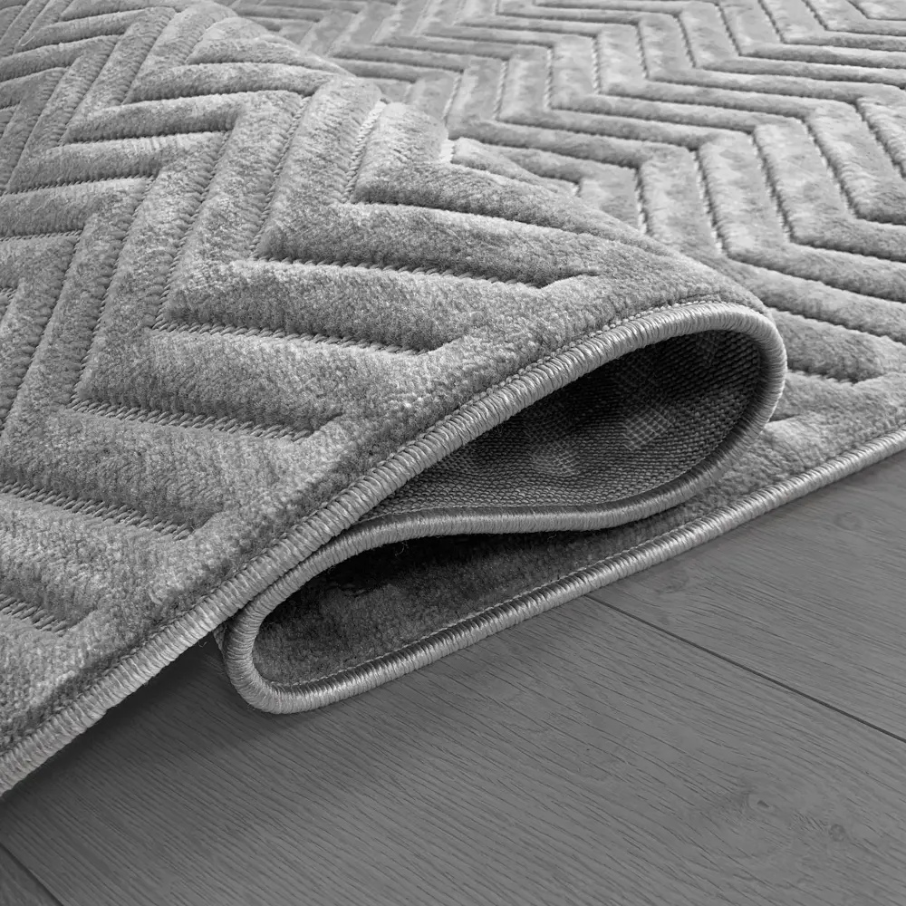 CTIM Ковер «Луна» серый 80×150 см с рельефным ворсом 89360181 STLM-1362090 - Вид №3