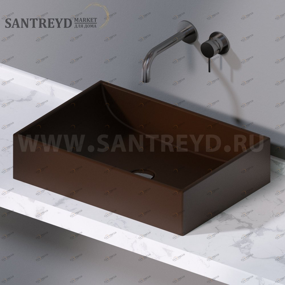 L239107 Накладная раковина на столешницу  прямоугольная A. e T. Italia THIN AeT ITALIA