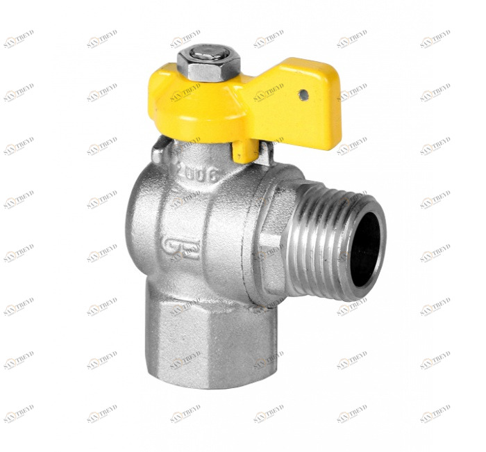 GENEBRE 3565 04 Кран шаровой угловой для газа, Ф-М 