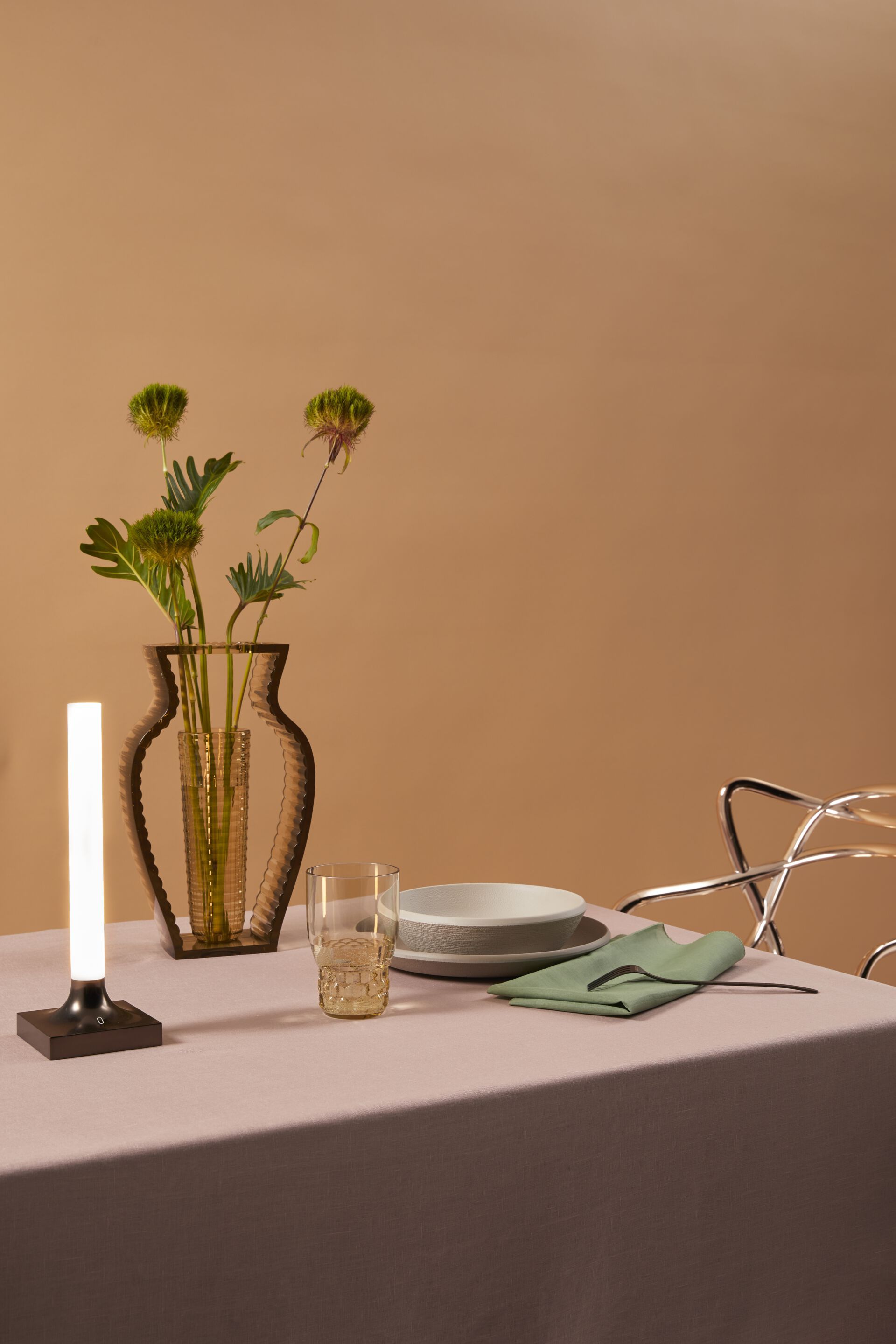 PMMA и ABS батарея приведенная в действие светодиодная настольная лампа Kartell GOODNIGHT ARCH-00074070 - Вид №14