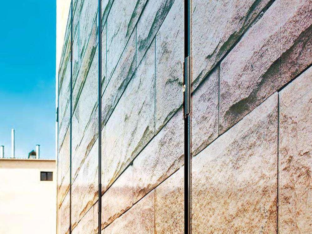 Солнечные панели с эффектом камня для фасадов FACCIATESOLARI ARCH-00046324