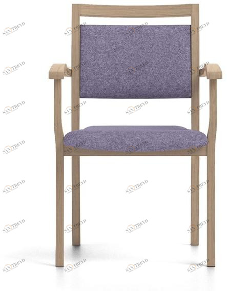 PIAVAL Штабелируемый тканевый стул с подлокотниками Polka | health & care 30-15/6