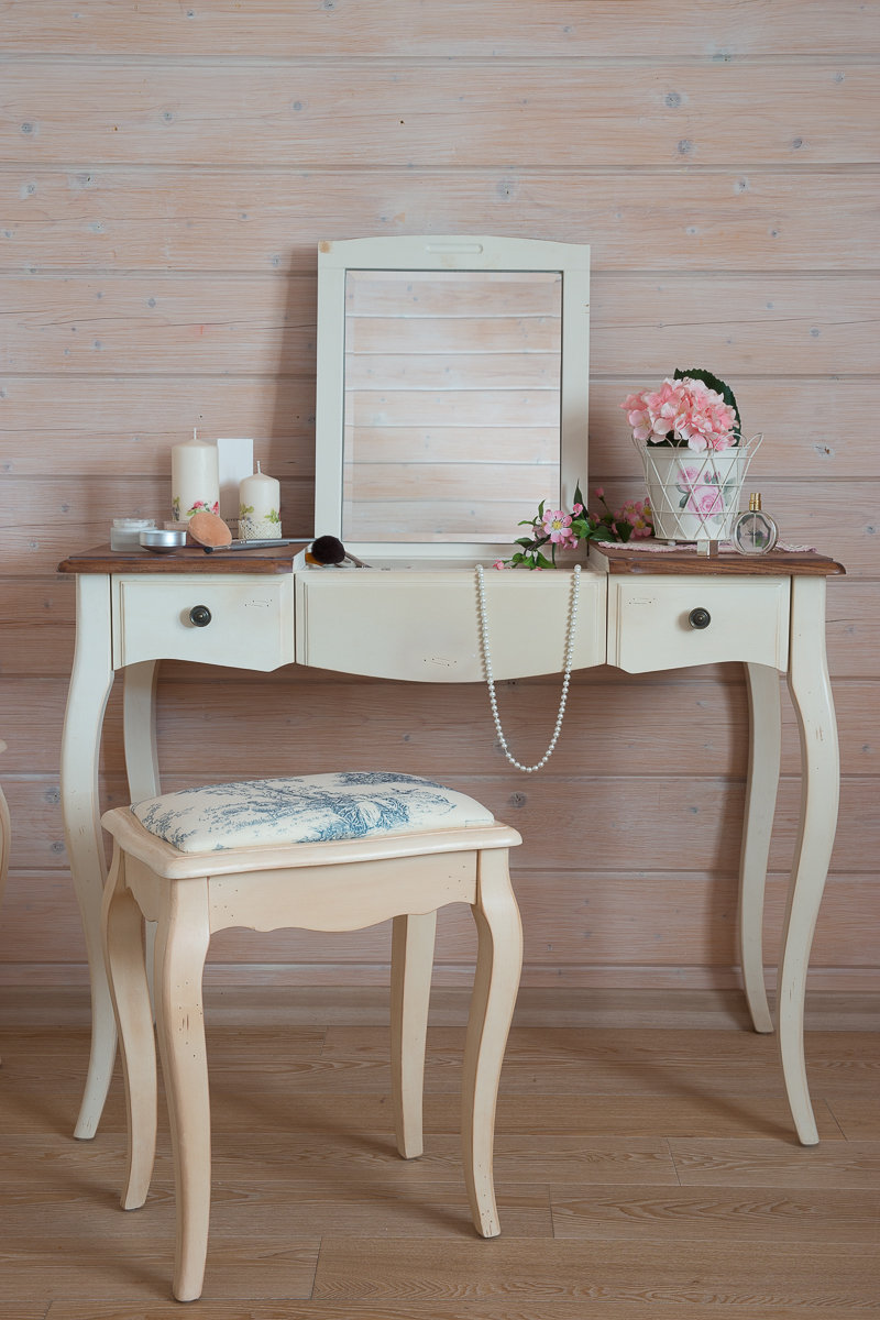 Табурет Mobilier de Maison с мягким сиденьем Бело-серый ДОМАШНЯЯ ОБСТАНОВКА MOBILIER DE MAISON 017199 Белый;бежевый Santreyd  - Вид №2