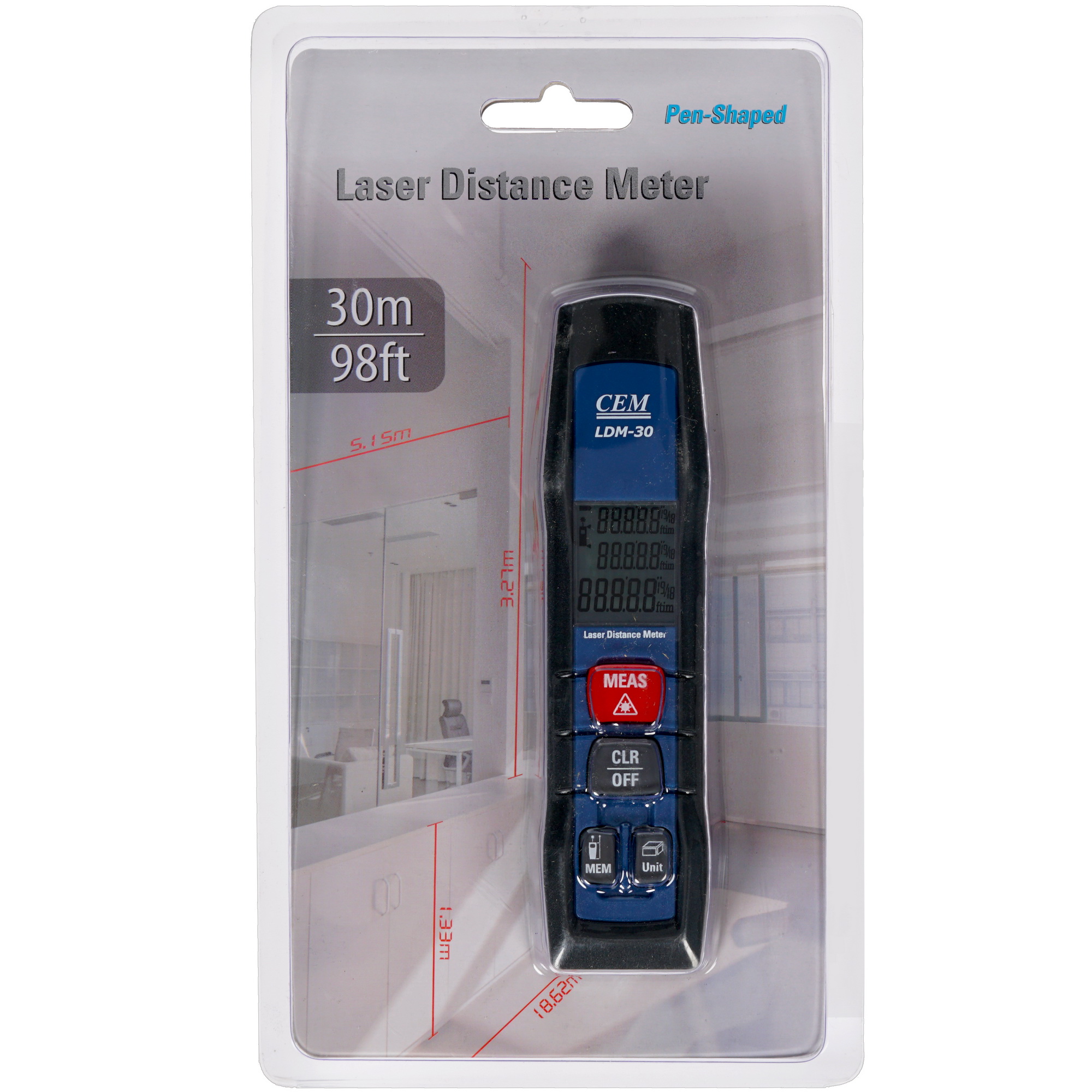 Лазерный дальномер CEM LDM-30 1092645 STDN-0035880 - Вид №4