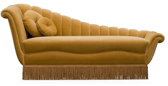 KOKET Кушетка из бархата с обивкой sun-id-1512046 - Вид №1