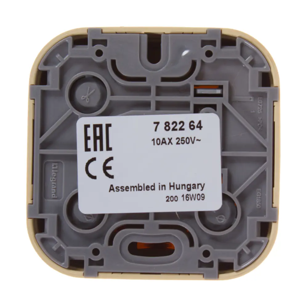 Legrand Quteo: накладной переключатель под дерево с одной клавишей 16161298 STLM-0006610 - Вид №2